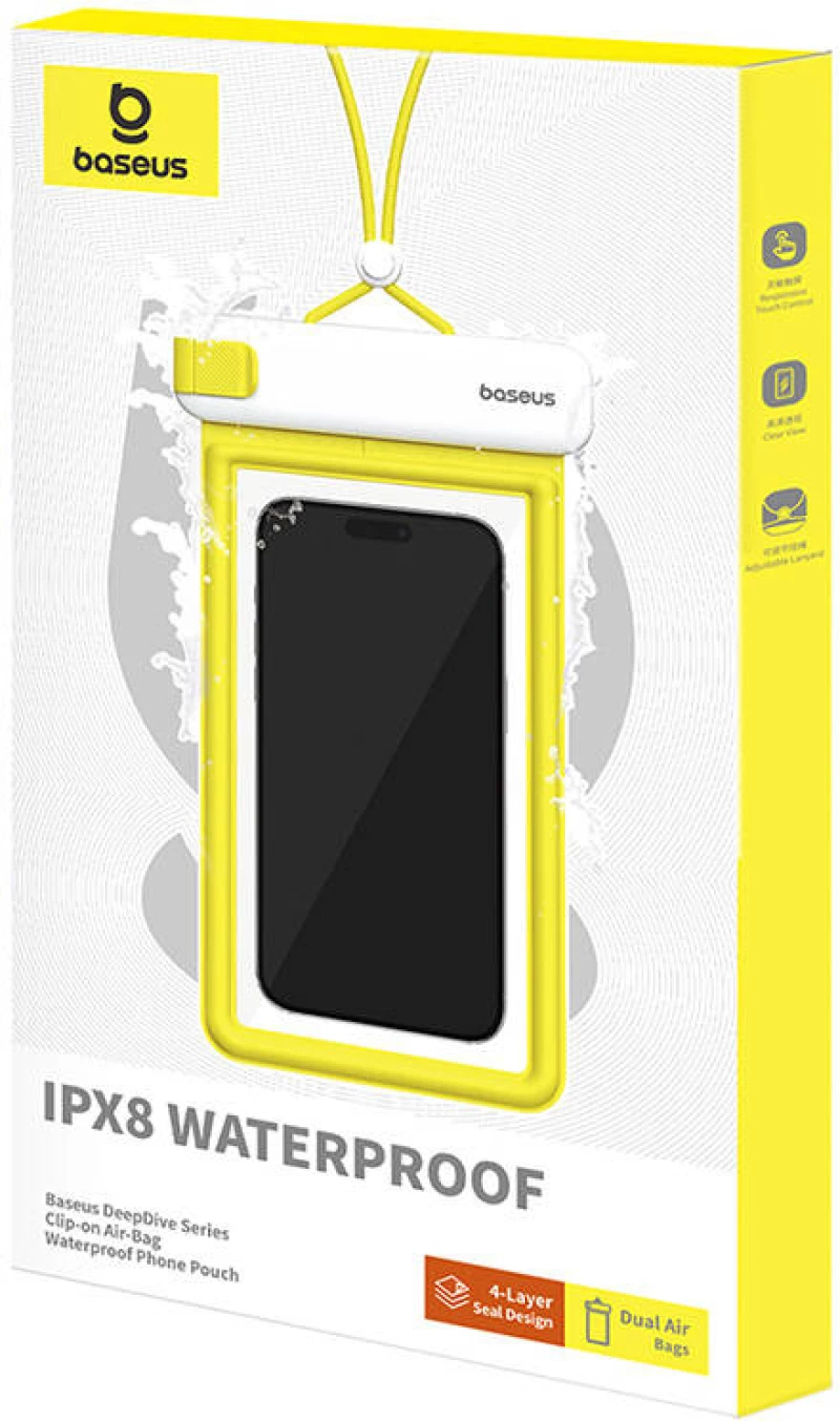 Baseus DeepDive waterproof case (white)