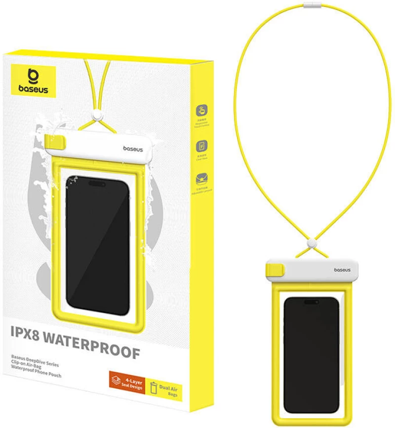 Baseus DeepDive waterproof case (white)
