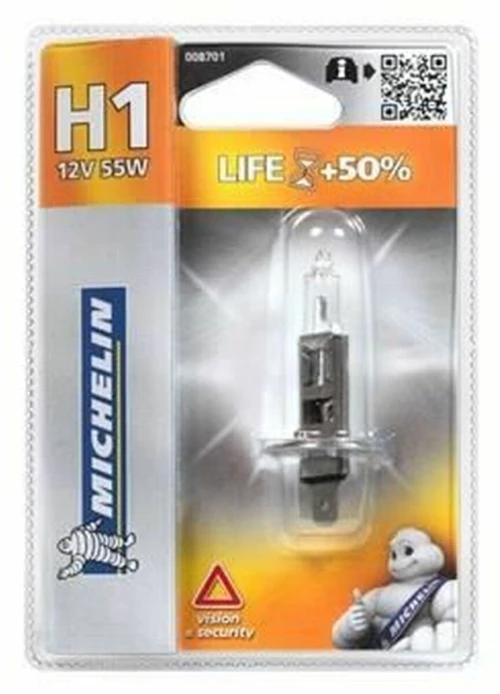 Λάμπα Αυτοκινήτου Michelin Life + 50% H1 55 W (1 μονάδα)