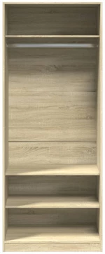 vidaXL Ντουλάπα Χρώμα Sonoma Δρυς 80x50x200 εκ. από Επεξ. Ξύλο