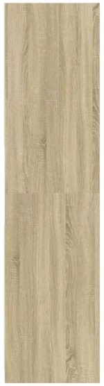 vidaXL Ντουλάπα Χρώμα Sonoma Δρυς 80x50x200 εκ. από Επεξ. Ξύλο