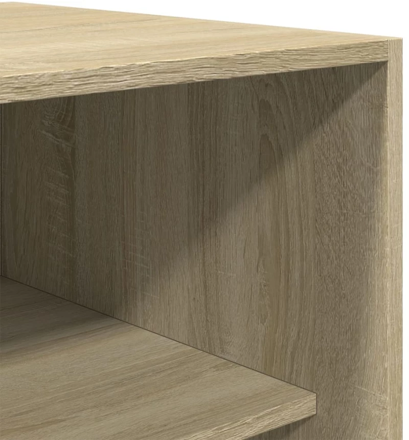 vidaXL Ντουλάπα Χρώμα Sonoma Δρυς 80x50x200 εκ. από Επεξ. Ξύλο