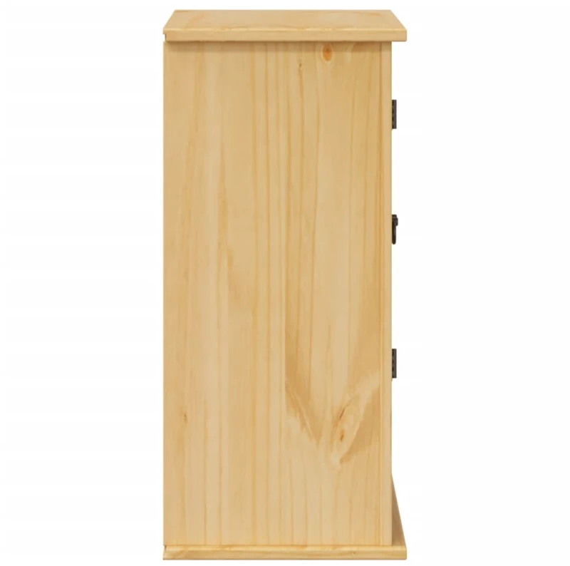 vidaXL Ντουλάπι Μπάνιου Επιτ. Corona 70x33x71,5εκ. Μασίφ Ξύλο Πεύκου