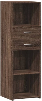 vidaXL Ντουλάπι Καφέ Δρυς 40x42,5x124 εκ. από Επεξεργασμένο Ξύλο