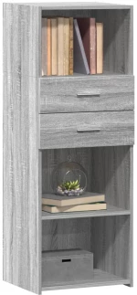 vidaXL Ντουλάπι Γκρι Sonoma 45x42,5x124 εκ. από Επεξεργασμένο Ξύλο