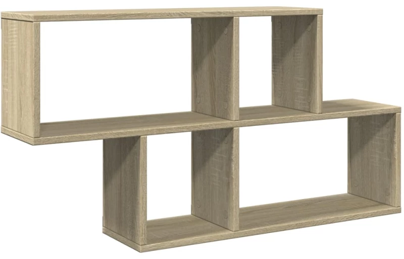vidaXL Ράφι Τοίχου Sonoma Δρυς 100x20x53 εκ. από Επεξεργασμένο Ξύλο