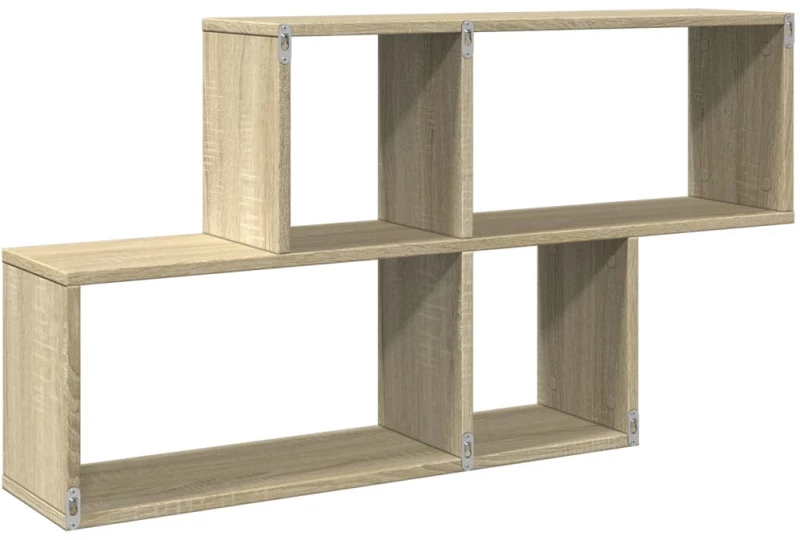 vidaXL Ράφι Τοίχου Sonoma Δρυς 100x20x53 εκ. από Επεξεργασμένο Ξύλο