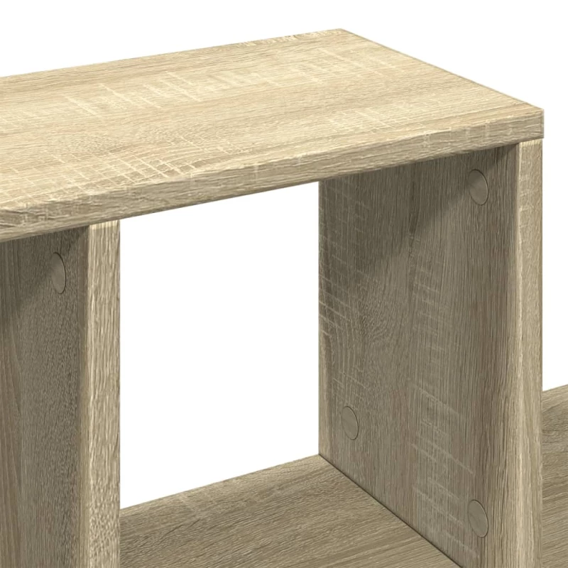 vidaXL Ράφι Τοίχου Sonoma Δρυς 100x20x53 εκ. από Επεξεργασμένο Ξύλο