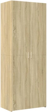 vidaXL Ντουλάπι Sonoma Δρυς 70x42,5x185 εκ. από Επεξεργασμένο Ξύλο