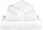 vidaXL Πετσέτες Επισ. Premium SOLUND 50 Τεμ. Λευκές 30x50εκ 600γρ/μ²