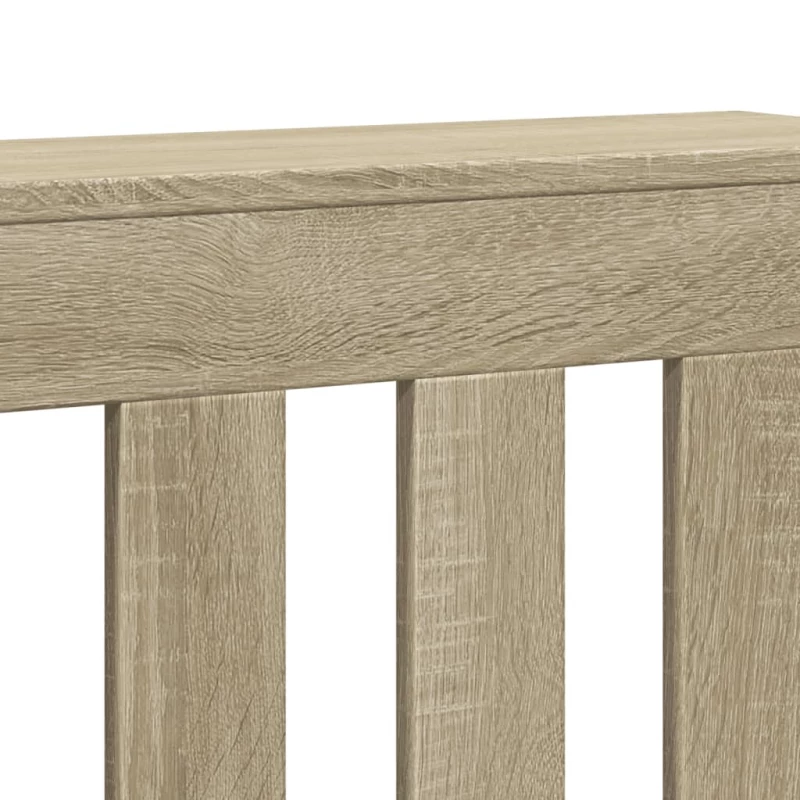 vidaXL Κάλυμμα Καλοριφέρ Sonoma Δρυς 78x20x82 εκ. Επεξεργασμένο Ξύλο