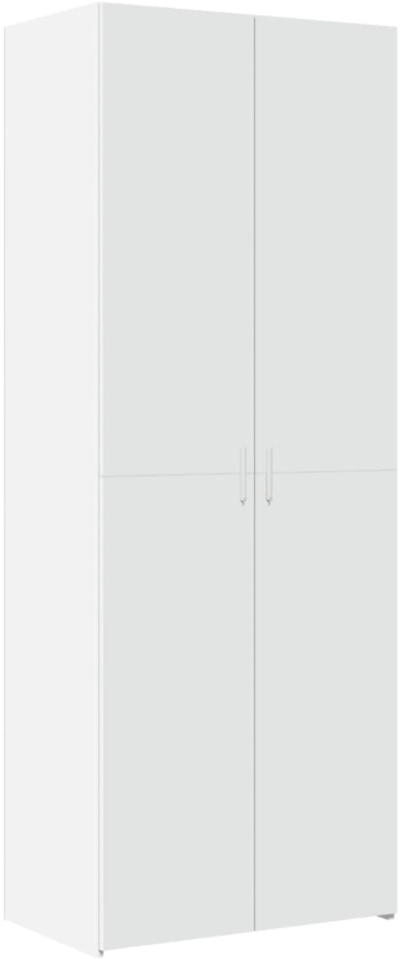 vidaXL Ντουλάπι Λευκό 70x42,5x185 εκ. Επεξεργασμένο Ξύλο