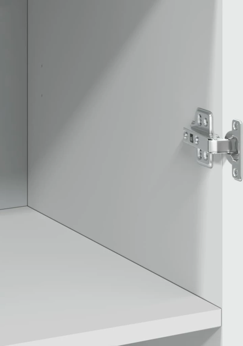 vidaXL Ντουλάπι Λευκό 70x42,5x185 εκ. Επεξεργασμένο Ξύλο