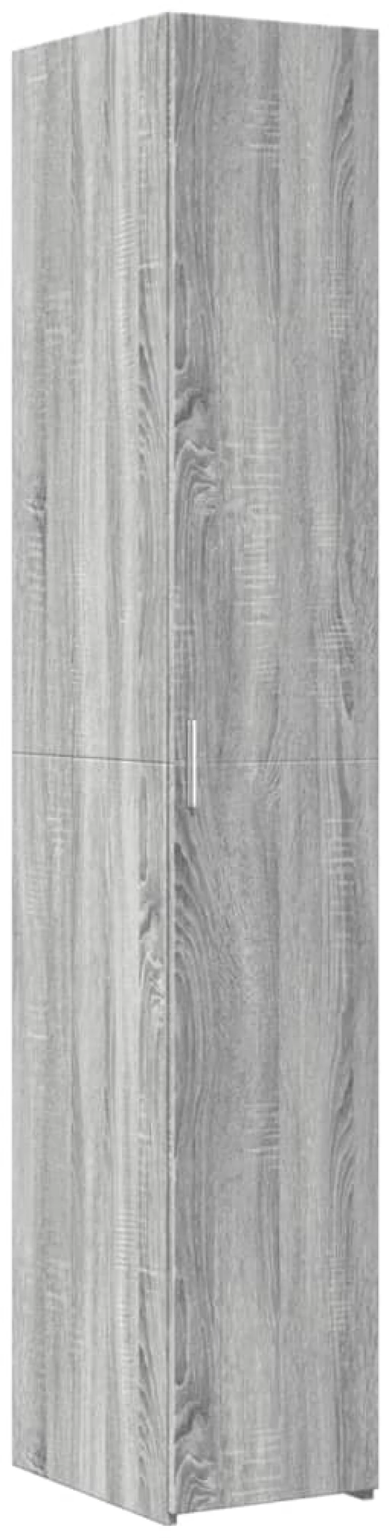 vidaXL Ντουλάπι Γκρι Sonoma 30x42,5x185 εκ. από Επεξεργασμένο Ξύλο