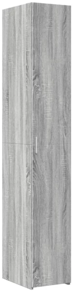 vidaXL Ντουλάπι Γκρι Sonoma 30x42,5x185 εκ. από Επεξεργασμένο Ξύλο