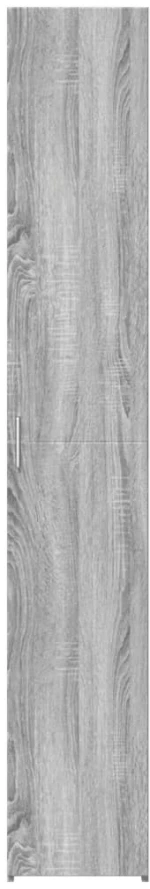 vidaXL Ντουλάπι Γκρι Sonoma 30x42,5x185 εκ. από Επεξεργασμένο Ξύλο