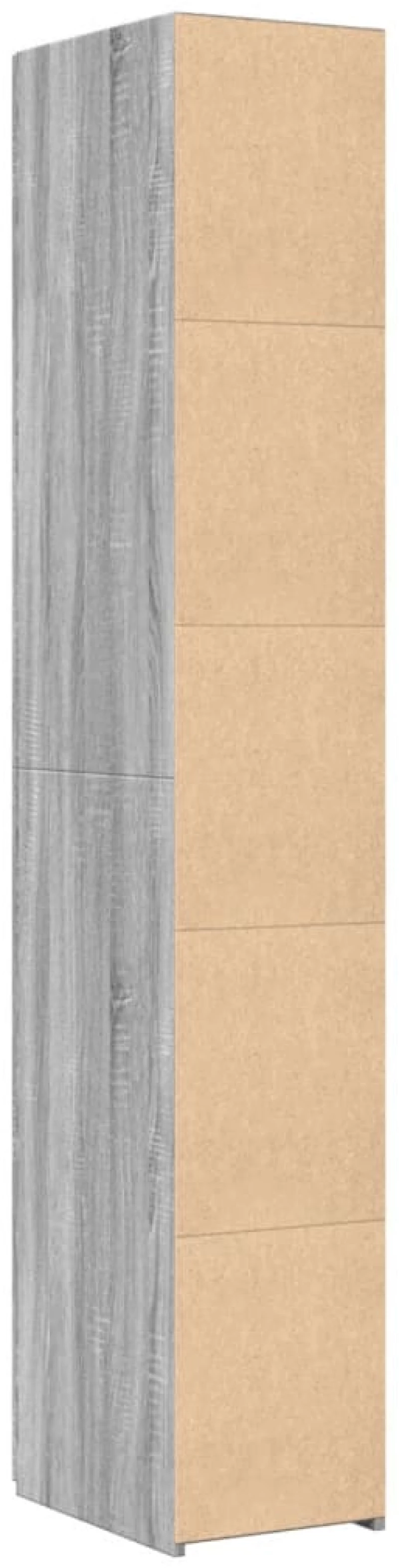 vidaXL Ντουλάπι Γκρι Sonoma 30x42,5x185 εκ. από Επεξεργασμένο Ξύλο