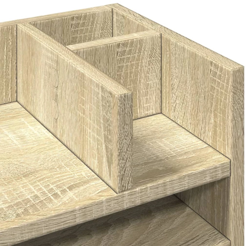 vidaXL Έπιπλο Οργάνωσης Γραφείου Sonoma Δρυς 44,5x24x25 εκ Επεξ. Ξύλο