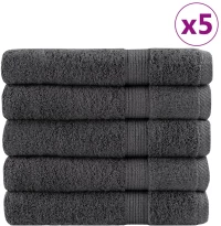vidaXL Πετσέτες Σάουνας Premium SOLUND 25 Τεμ Ανθρακί 80x200εκ 600gsm