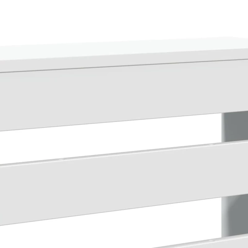 vidaXL Κάλυμμα Καλοριφέρ Λευκό 175x20x82 εκ. από Επεξεργασμένο Ξύλο