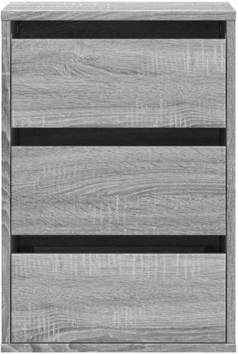 vidaXL Συρταριέρα Γκρι Sonoma 40x41x58 εκ. από Επεξεργ. Ξύλο