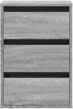 vidaXL Συρταριέρα Γκρι Sonoma 40x41x58 εκ. από Επεξεργ. Ξύλο