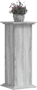 vidaXL Βάσεις Φυτών Γκρι Sonoma 33x33x80 εκ. Επεξεργασμένο Ξύλο
