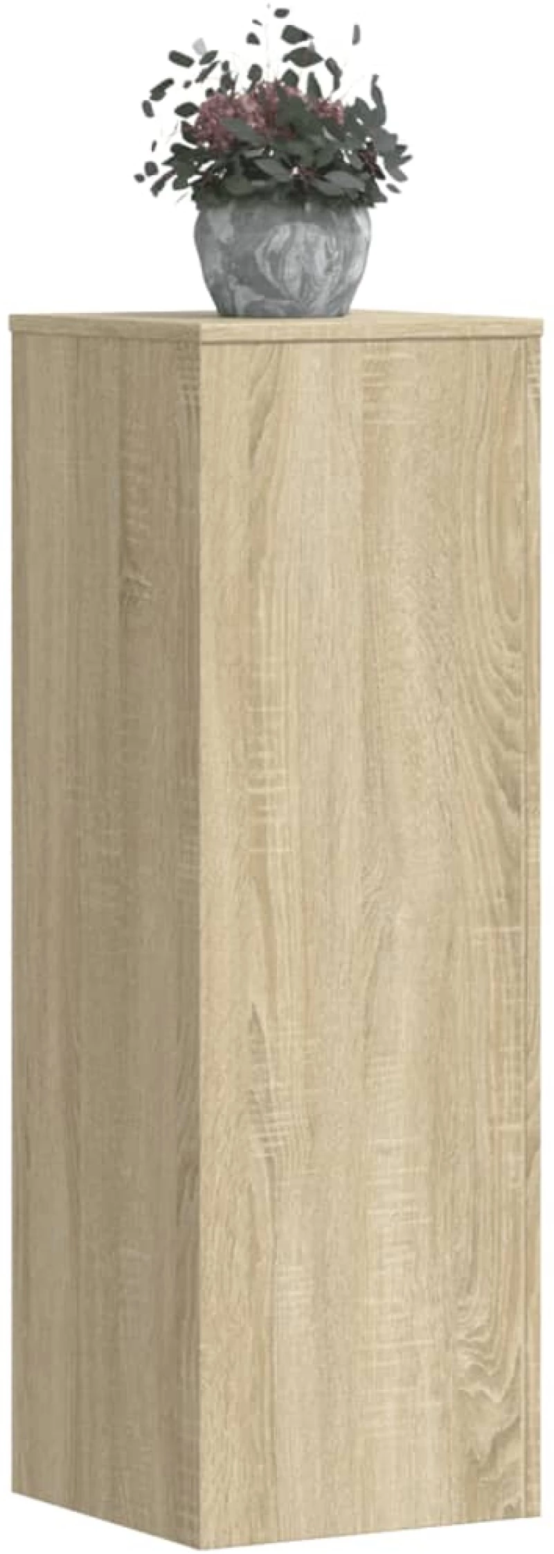 vidaXL Βάσεις Φυτών 2 Τεμ. Sonoma Δρυς 33x33x100εκ. Επεξεργασμένο Ξύλο