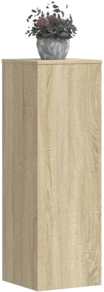 vidaXL Βάσεις Φυτών 2 Τεμ. Sonoma Δρυς 33x33x100εκ. Επεξεργασμένο Ξύλο