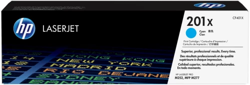 Γνήσιο Toner HP 201X Κυανό