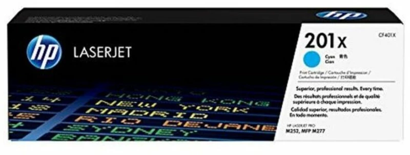 Γνήσιο Toner HP 201X Κυανό