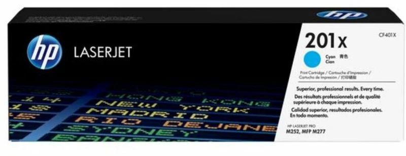 Γνήσιο Toner HP 201X Κυανό