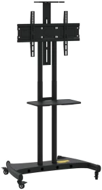 vidaXL Βάση Τηλεόρασης με Τροχούς 32-70Ιν. Max VESA 600x400χιλ. 60κ.