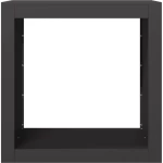vidaXL Ράφι Καυσόξυλων Μαύρο 60x40x60 εκ. Ατσάλινο