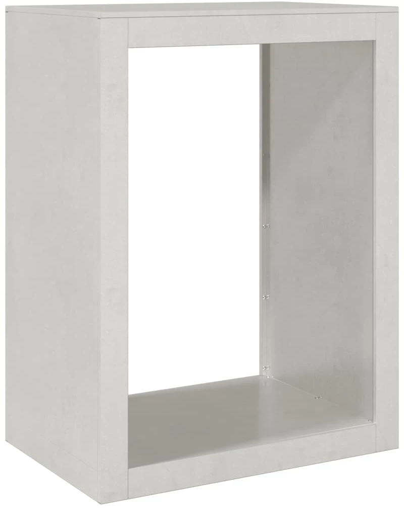 vidaXL Ραφιέρα Καυσόξυλων 60x40x80 εκ. από Ανοξείδωτο ατσάλι