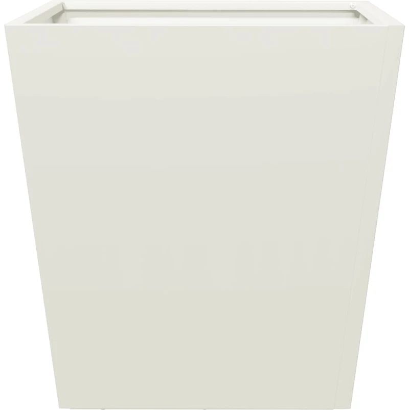 vidaXL Ζαρντινιέρα Λευκή 40 x 40 x 40 εκ. από Ατσάλι