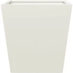 vidaXL Ζαρντινιέρα Λευκή 40 x 40 x 40 εκ. από Ατσάλι