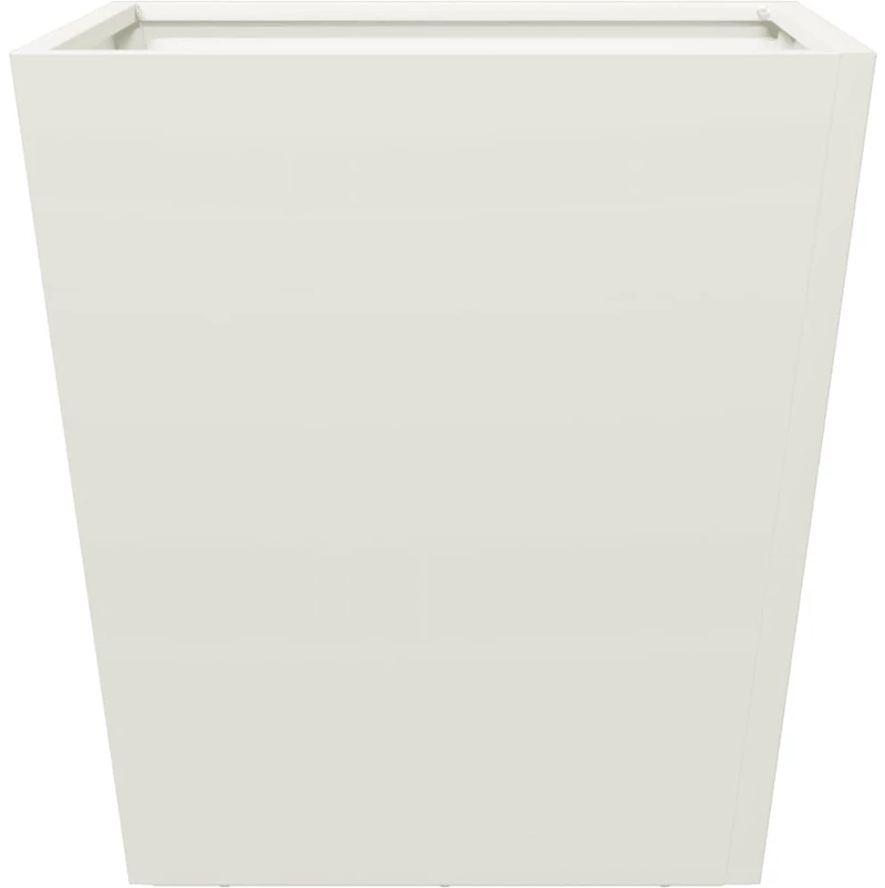 vidaXL Ζαρντινιέρα Λευκή 40 x 40 x 40 εκ. από Ατσάλι