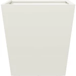 vidaXL Ζαρντινιέρα Λευκή 40 x 40 x 40 εκ. από Ατσάλι