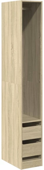 vidaXL Ντουλάπα Sonoma Δρυς 30x50x200 εκ. από Επεξεργασμένο Ξύλο