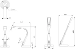 ΦΩΤΙΣΤΙΚΟ ΓΡΑΦΕΙΟΥ LED BLAIN PRO HM4451.08 ΑΣΗΜΙ ΧΡΩΜΑ 34,3x18,3x42,5Υεκ.