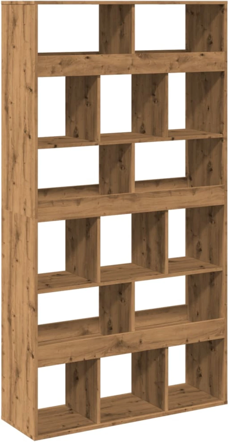 vidaXL Βιβλιοθήκη/Διαχωριστικό Χώρου Δρυς 100x33x187,5 εκ. Επεξ. Ξύλο