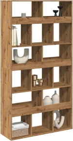 vidaXL Βιβλιοθήκη/Διαχωριστικό Χώρου Δρυς 100x33x187,5 εκ. Επεξ. Ξύλο