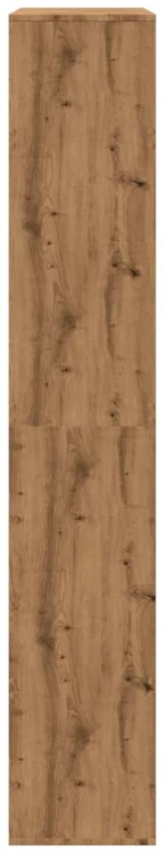 vidaXL Βιβλιοθήκη/Διαχωριστικό Χώρου Δρυς 100x33x187,5 εκ. Επεξ. Ξύλο