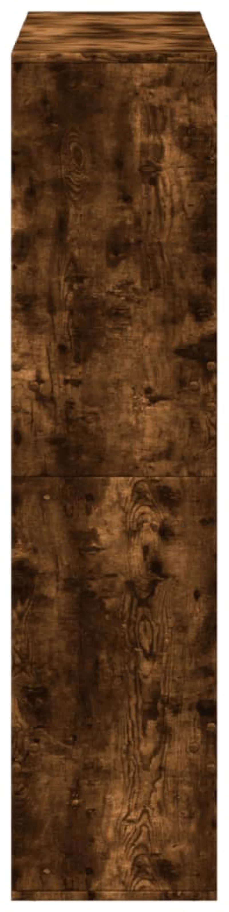 vidaXL Βιβλιοθήκη Καπνιστή Δρυς 100x33x135 εκ. από Επεξεργασμένο Ξύλο