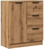vidaXL Μπουφές Αρτισιανή Δρυς 60 x 30 x 70 εκ. από Επεξεργασμένο Ξύλο