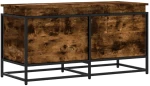 vidaXL Κουτί Αποθήκευσης με Καπάκι Δρυς 100x40x51,5 εκ. Επεξ. Ξύλο