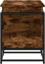 vidaXL Κουτί Αποθήκευσης με Καπάκι Δρυς 100x40x51,5 εκ. Επεξ. Ξύλο