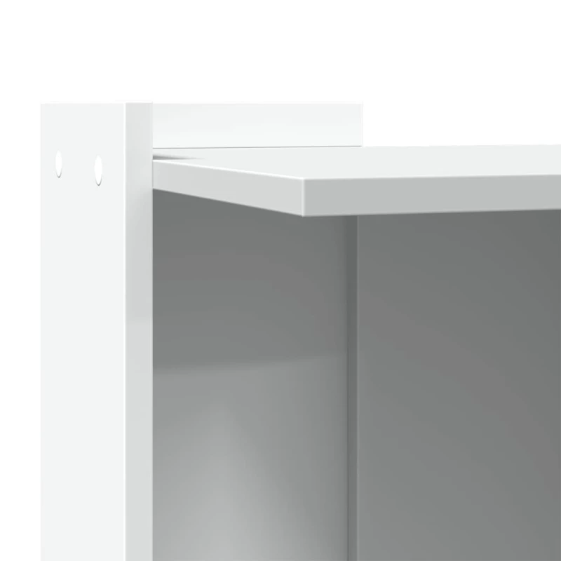 vidaXL Τουαλέτα Γάτας Περίφραξη Λευκό 42x42x51 εκ. Επεξεργασμ. Ξύλο