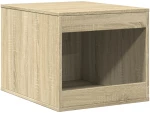 vidaXL Τουαλέτα Γάτας Περίφραξη Sonoma Δρυς 47x59x42εκ Επεξεργασμ Ξύλο